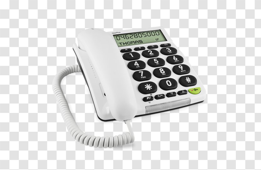 DORO HearPlus 313ci Telephone Home & Business Phones PhoneEasy 312cs - Corded Phone - Fixe Transparent PNG