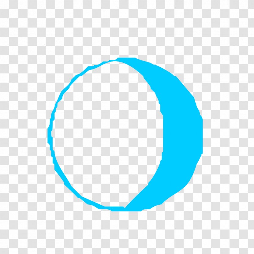 Full Moon Clipart . - Logo - Blue Transparent PNG