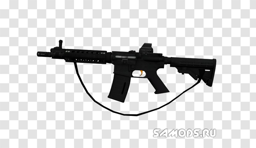 M4 Carbine Airsoft Guns CAR-15 5.56×45mm NATO - Cartoon - Weapon Transparent PNG