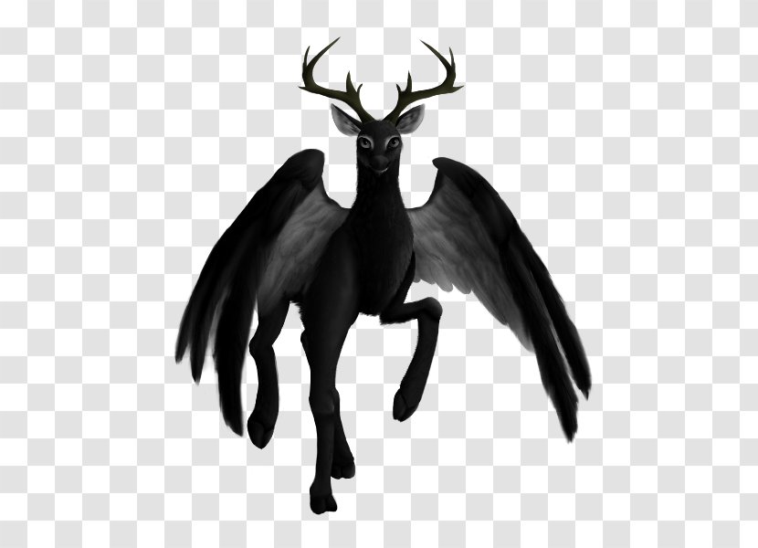 Deer Peryton Legendary Creature Mythology Hybrid Beasts In Folklore - Horse Like Mammal Transparent PNG