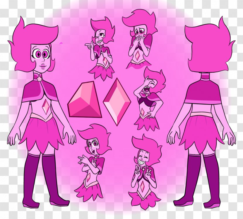 Pink Diamond Fan Art Color - Friendship Transparent PNG