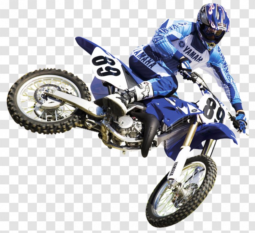 Motocross Motorcycle Dirt Bike Clip Art - Silhouette Transparent PNG