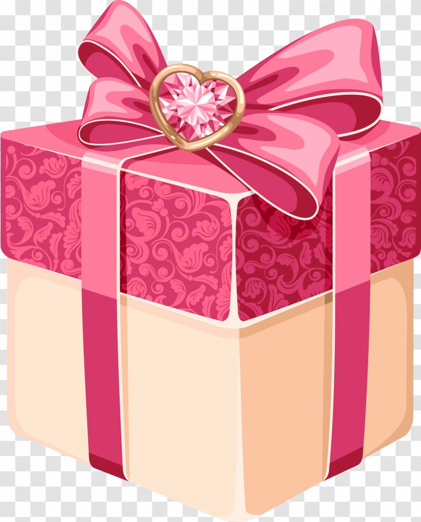 Paper Gift Box Birthday Clip Art - Decorative Transparent PNG