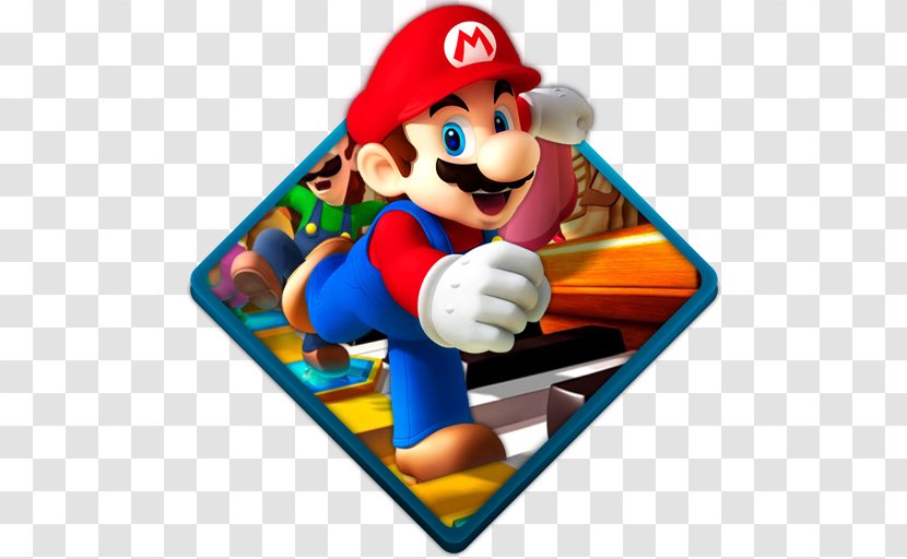 Mario Party: The Top 100 Party DS 10 Super All-Stars - Apple Icon Image Format - Transparent Transparent PNG