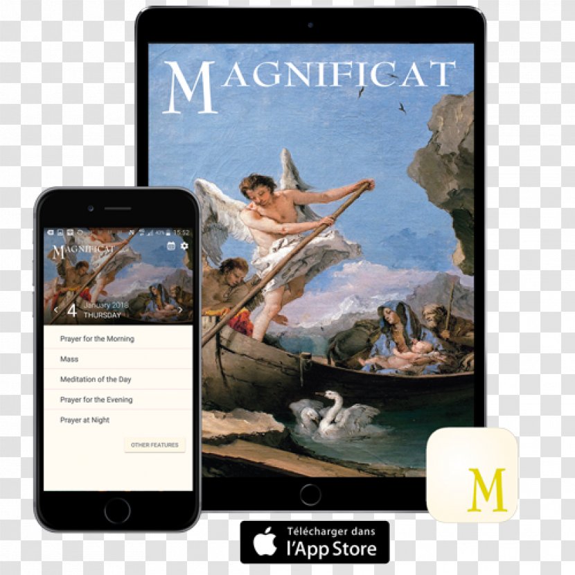 Smartphone Android Angelus Magnificat - Ebook Transparent PNG