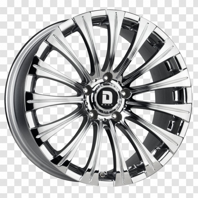 Alloy Wheel Spoke Tire Rim - Monochrome - 18 Wheels Of Steel Extreme Trucker Transparent PNG