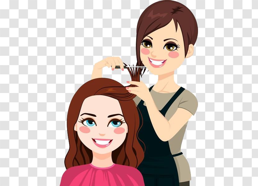Hairdresser Beauty Parlour Comb Clip Art - Tree - The Illustrator Did Hair Styling Transparent PNG