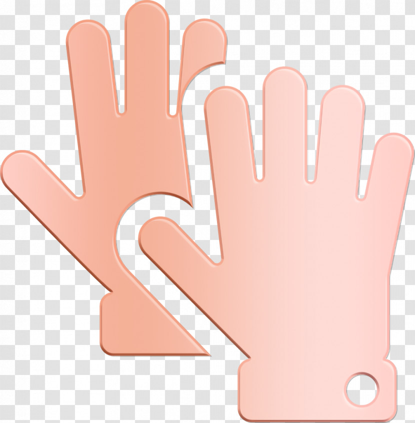 Pair Of Gloves Icon Winter Icon Clothes Fill Icon Transparent PNG