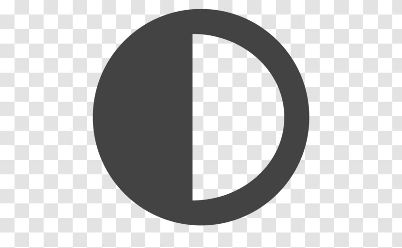 Circle Logo Brand Font - Black And White Transparent PNG