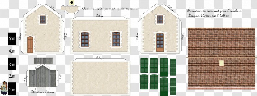 Paper Model House Scale Models Gratis - Interior Design Services Transparent PNG