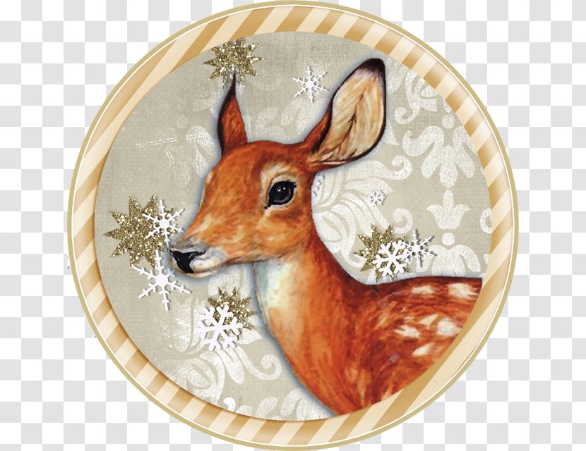 Deer Image Christmas Day Art Antler - Drawing - Assiette Poster Transparent PNG