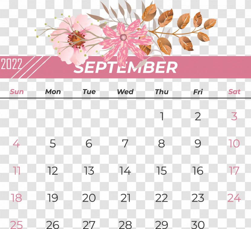 Line Font Calendar Pink M Pattern Transparent PNG