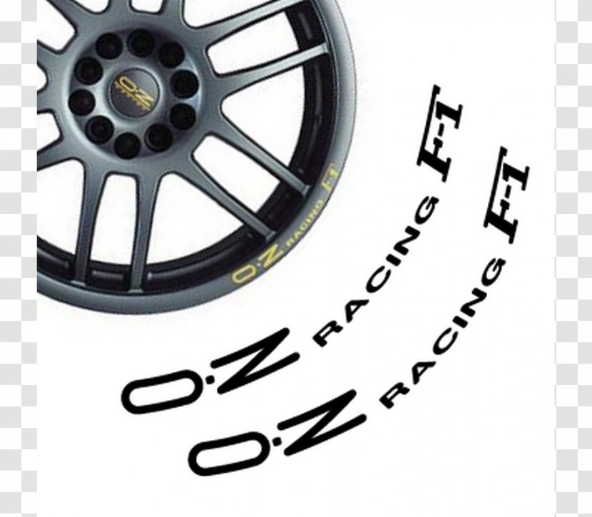 Alloy Wheel Car Rim Tire Sticker - Motorcycle Transparent PNG