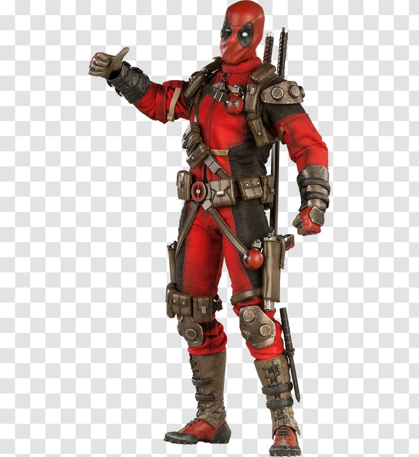 Deadpool Action & Toy Figures Sideshow Collectibles Comics 1:6 Scale Modeling - Costume - Marvel Transparent PNG