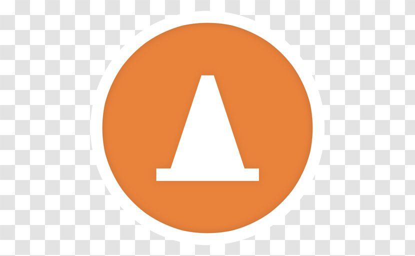 Triangle Peach Symbol Orange - Travel - VLC Transparent PNG