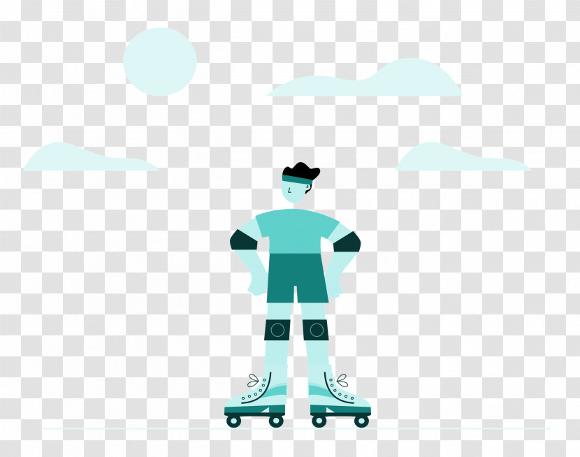 Roller Skating Sports Outdoor Transparent PNG