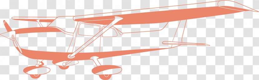 Product Design Line Angle - Peach - Aviation Aircraft Transparent PNG