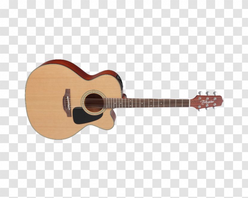 Cutaway Takamine Pro Series P3DC Acoustic-electric Guitar Guitars Dreadnought - Silhouette - Acoustic Transparent PNG