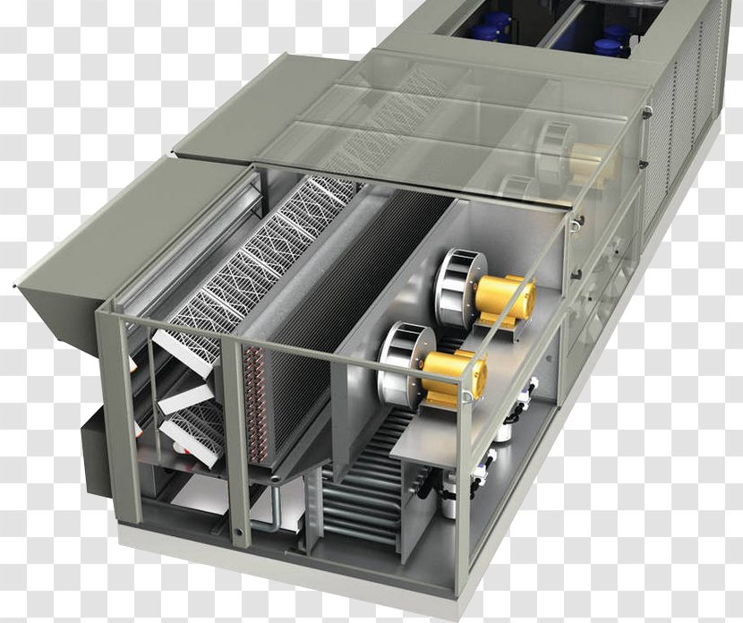 Air Handler HVAC Trane Machine Innovent - Facility Management - Chilled Water Transparent PNG