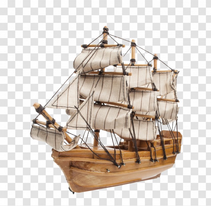 Sailing Ship Watercraft Wooden Model Clip Art - Manila Galleon - Shipping Transparent PNG