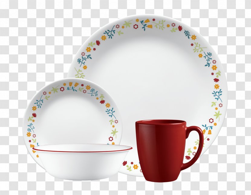 Tableware Plate Corelle Brands Mug - Saucer - Apricot Transparent PNG