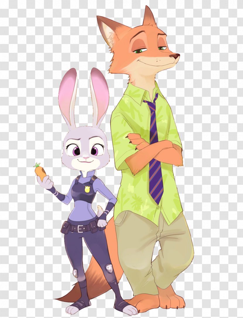 Lt. Judy Hopps Nick Wilde Instiz Animal - Easter - Bunny Transparent PNG