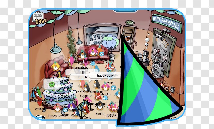 Mole's World Club Penguin Video Game Party - Toy Transparent PNG