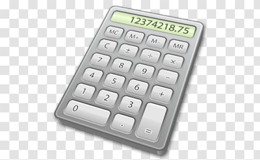 Calculator Calculation - Image File Formats Transparent PNG