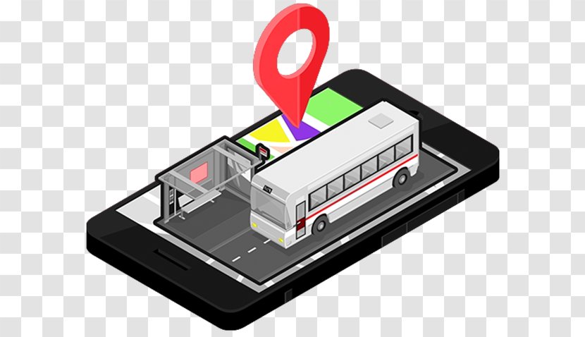Bus Public Transport Tracking System Transparent PNG