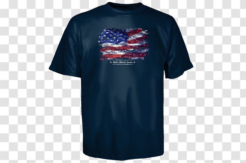 T-shirt Syracuse University Orange Women's Basketball Men's Atlantic Coast Conference - Active Shirt - American Flag Tshirt Transparent PNG
