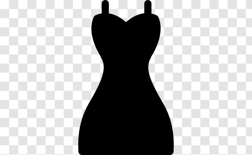 Sleeve Dress - Black And White Transparent PNG