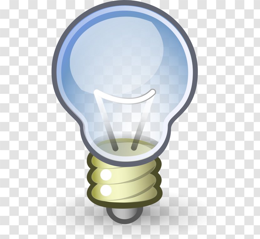 Incandescent Light Bulb Clip Art - Led Lamp Transparent PNG