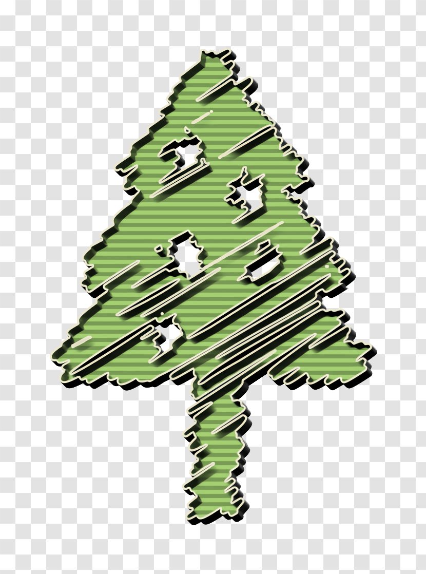 Christmas Icon Decoration Holiday - Leaf - Pine Family Fir Transparent PNG