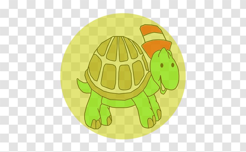 Tortoise Green Cartoon - Yellow - Organism Transparent PNG