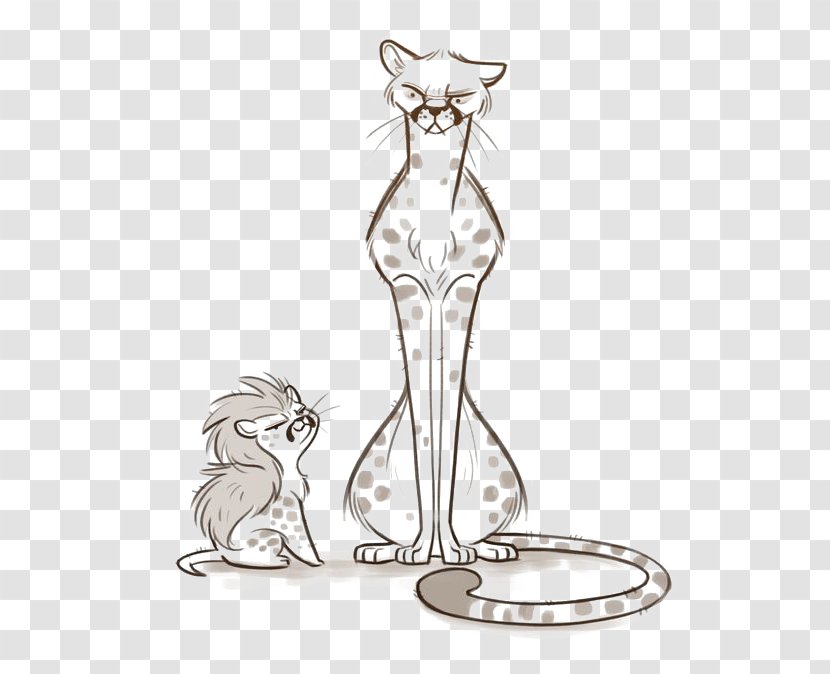 Cat Cheetah Leopard Lion Tiger - Tail Transparent PNG