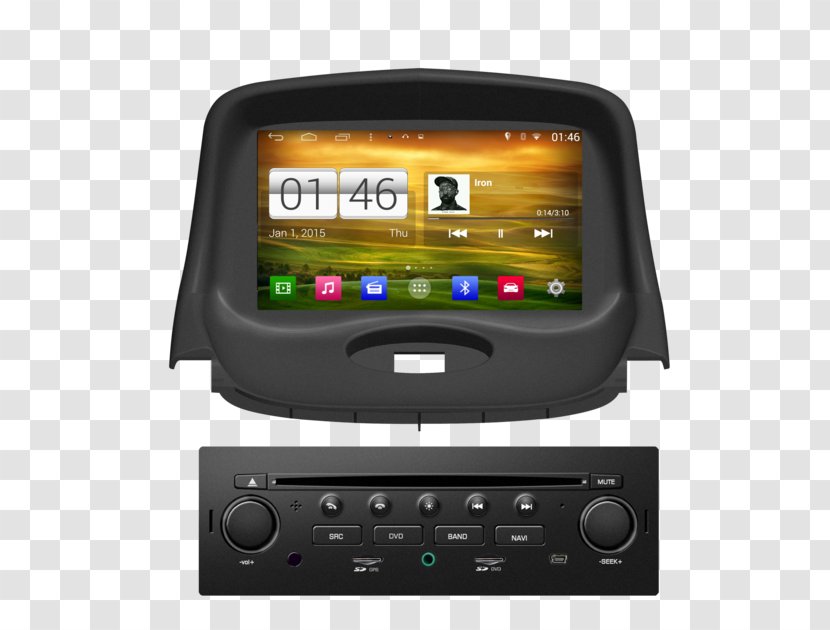 Peugeot 206 Car GPS Navigation Systems 207 Transparent PNG