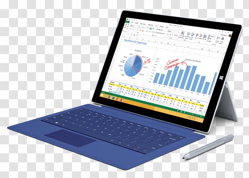 Surface Pro 3 2 Laptop MacBook Air Microsoft - Laptops Transparent PNG