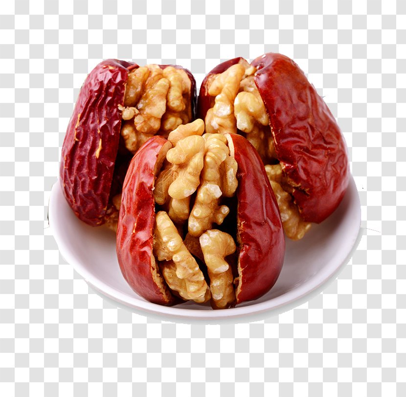 Hotan Yizhou District, Hami Jujube Walnut Taobao - Tree Nuts - Delicious Red Dates Clip Transparent PNG