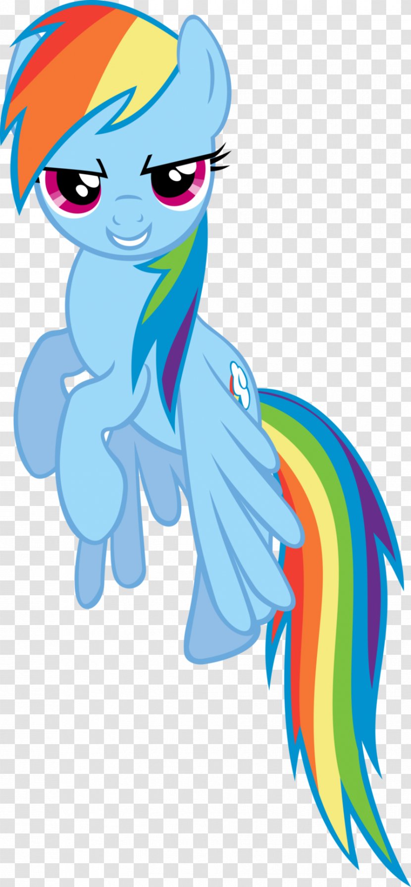 Rainbow Dash Fluttershy Pony - Fictional Character Transparent PNG