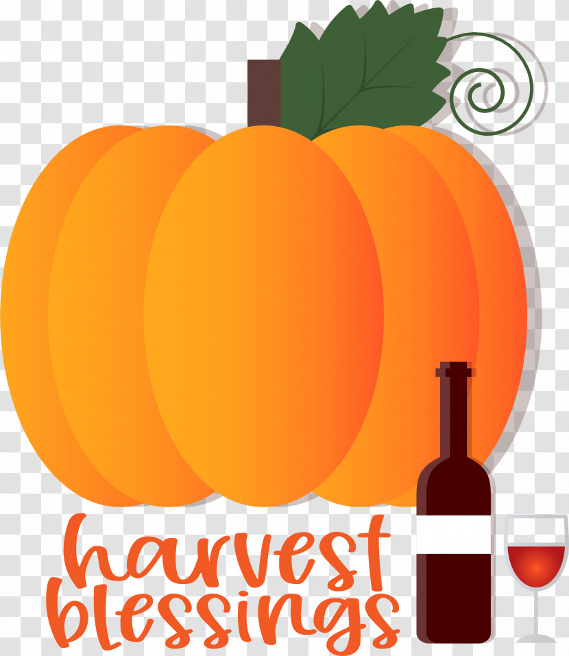 Harvest Blessings Thanksgiving Autumn Transparent PNG