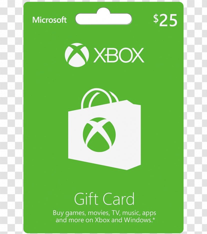 Gift Card Amazon.com Xbox Live One Transparent PNG