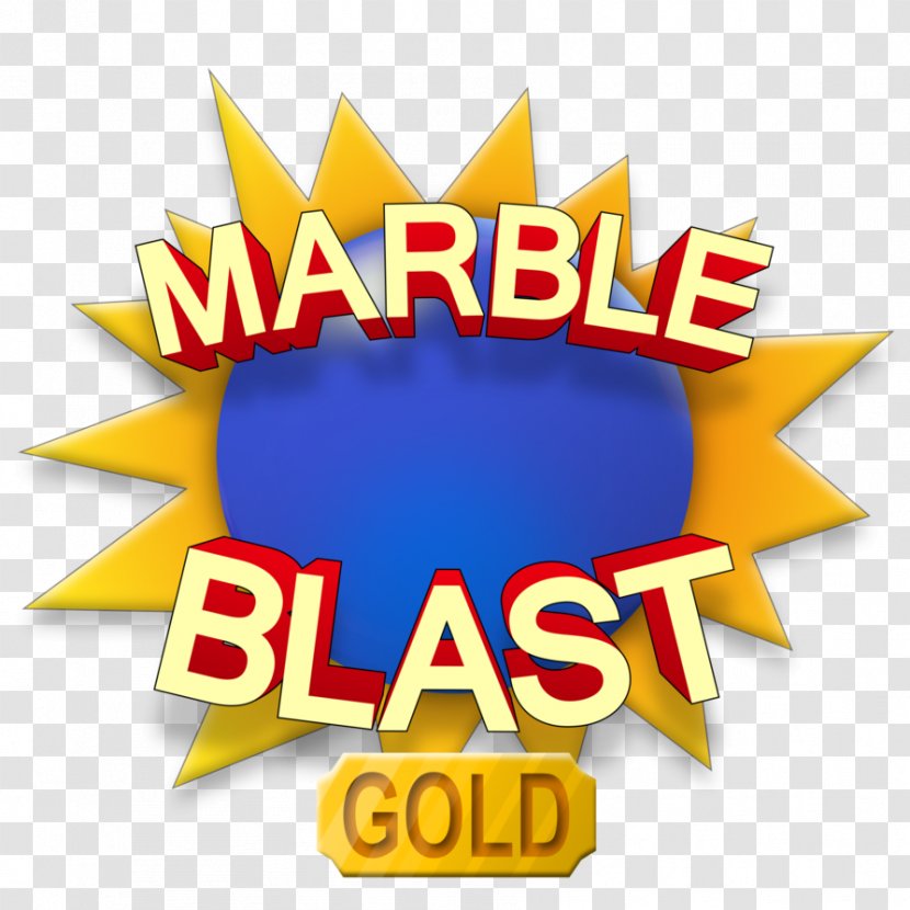 Marble Blast Gold Logo Art - Text - Wallpaper Transparent PNG
