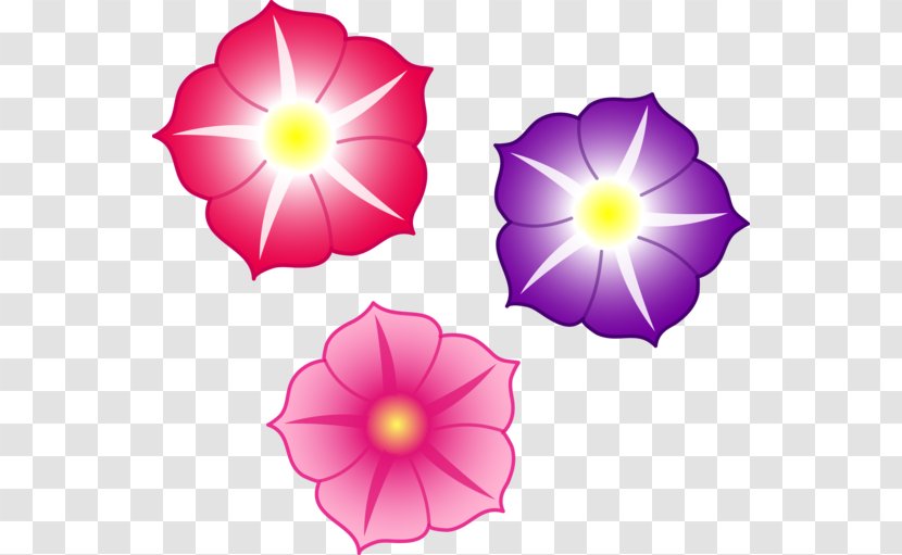 Petunia Pink Flowers Clip Art - Flower Transparent PNG