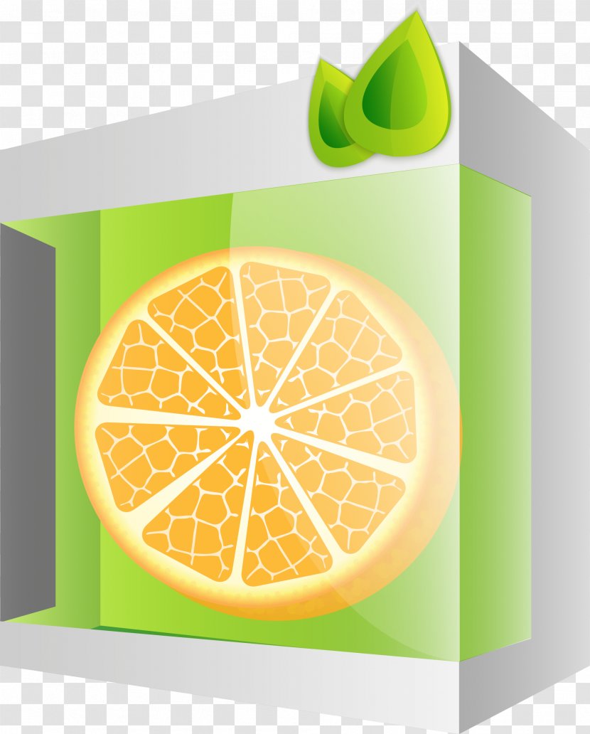 Lemon Orange Euclidean Vector - Police Vectorielle Transparent PNG