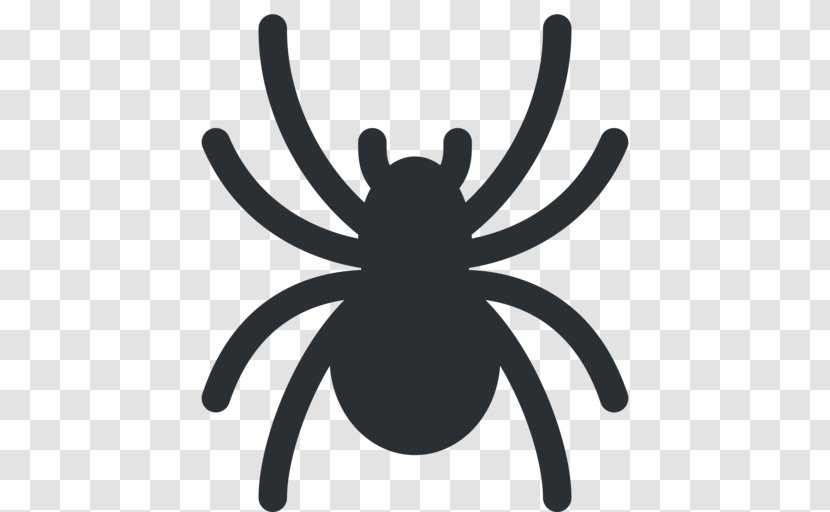 Emoji Spider-Man Spider Web Oonopidae Australian Funnel-web - Black And White Transparent PNG