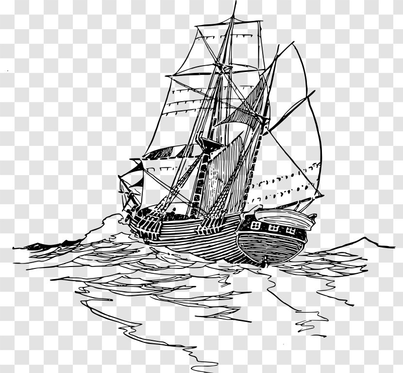 Sailboat Sailing Clip Art - Watercraft - Ancient Wind Transparent PNG