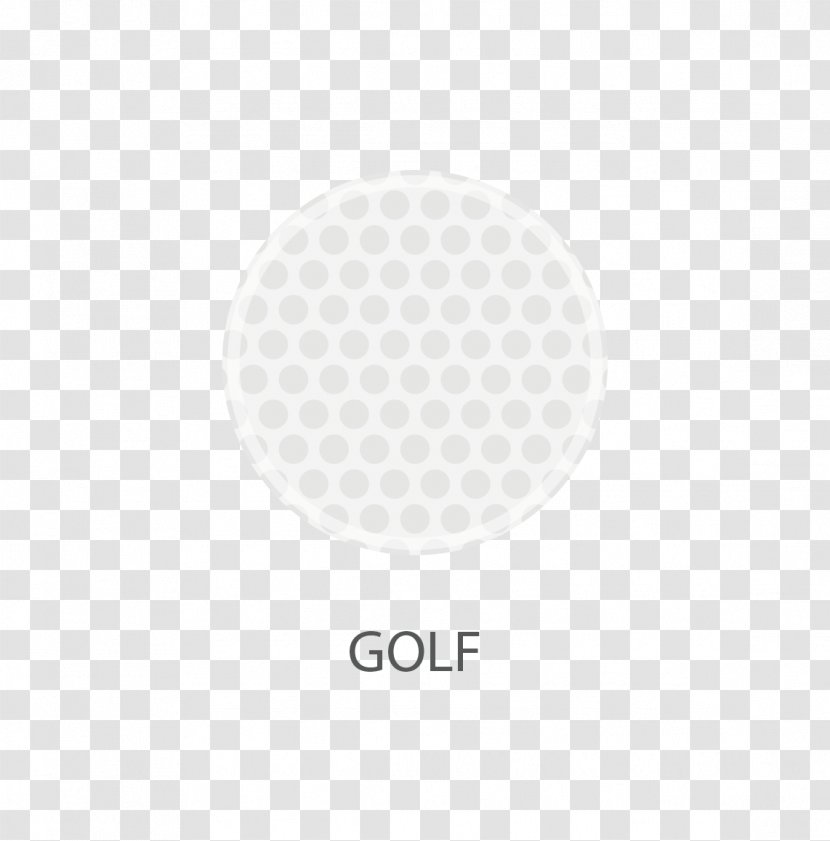 Circle Pattern - White - Golf Transparent PNG