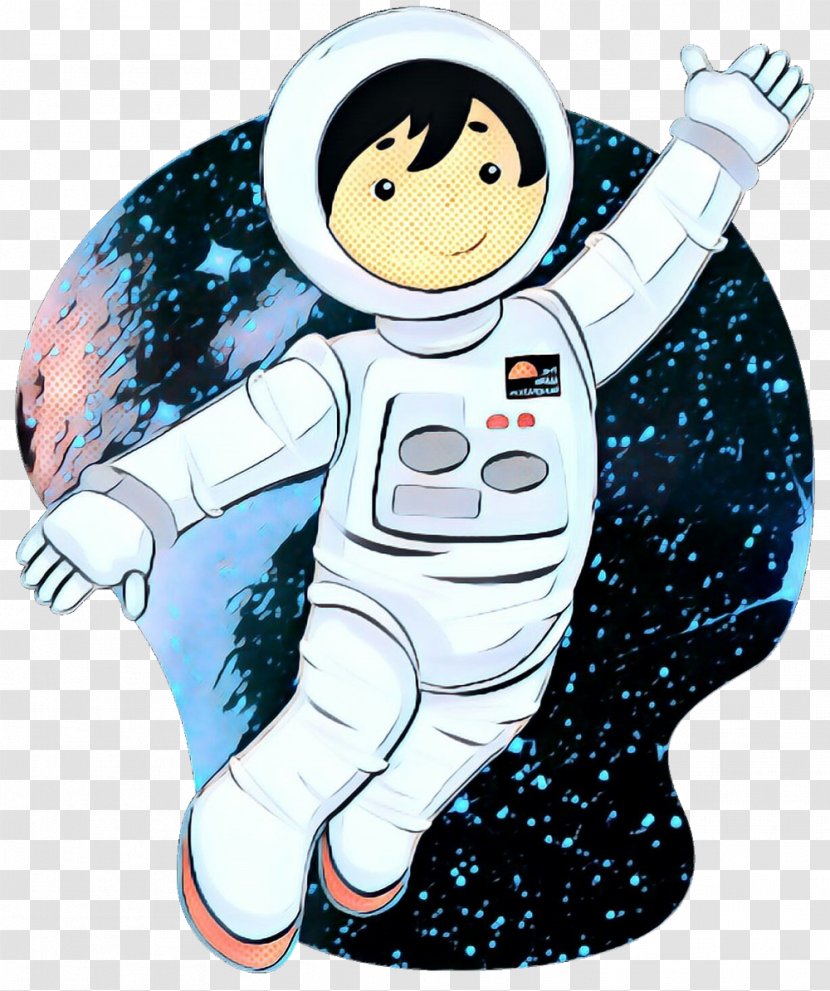 Astronaut Cartoon - Gesture Character Created By Transparent PNG