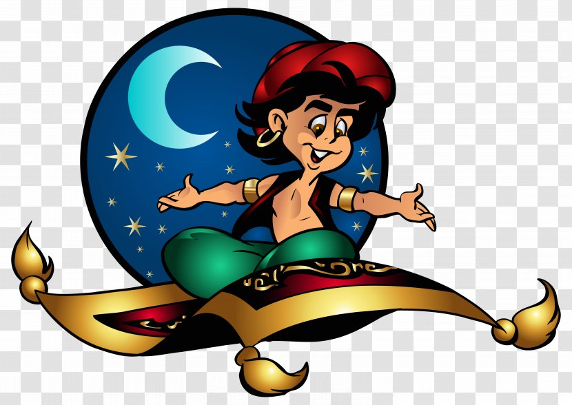 Cartoon Clip Art - Aladdin And Flying Carpet Clip-Art Image Transparent PNG