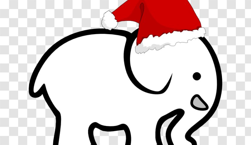 White Elephant Gift Exchange Santa Claus Christmas Day - Emotion - Skin Rug Transparent PNG
